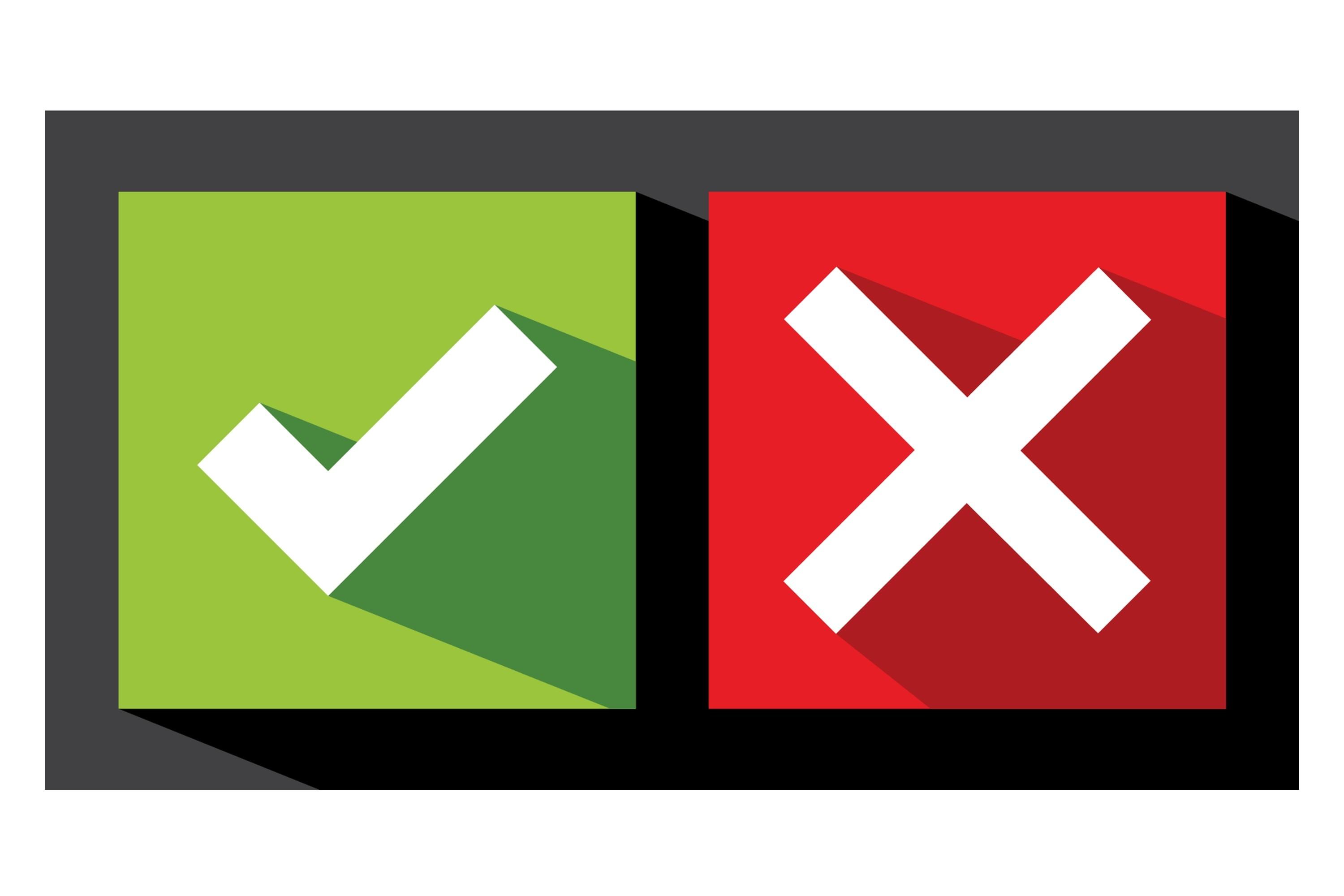 Check Mark Sticker