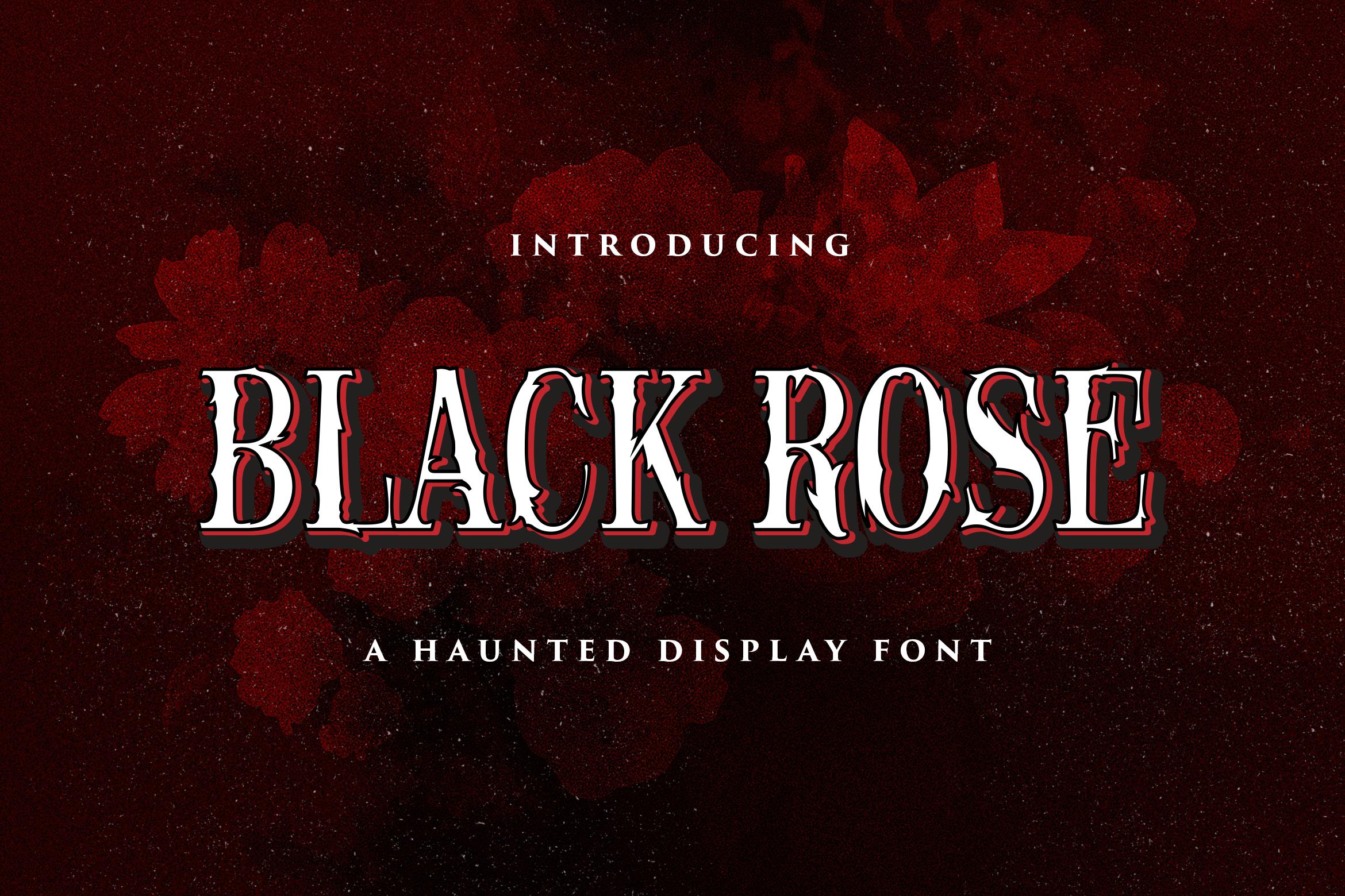 Black Rose Font