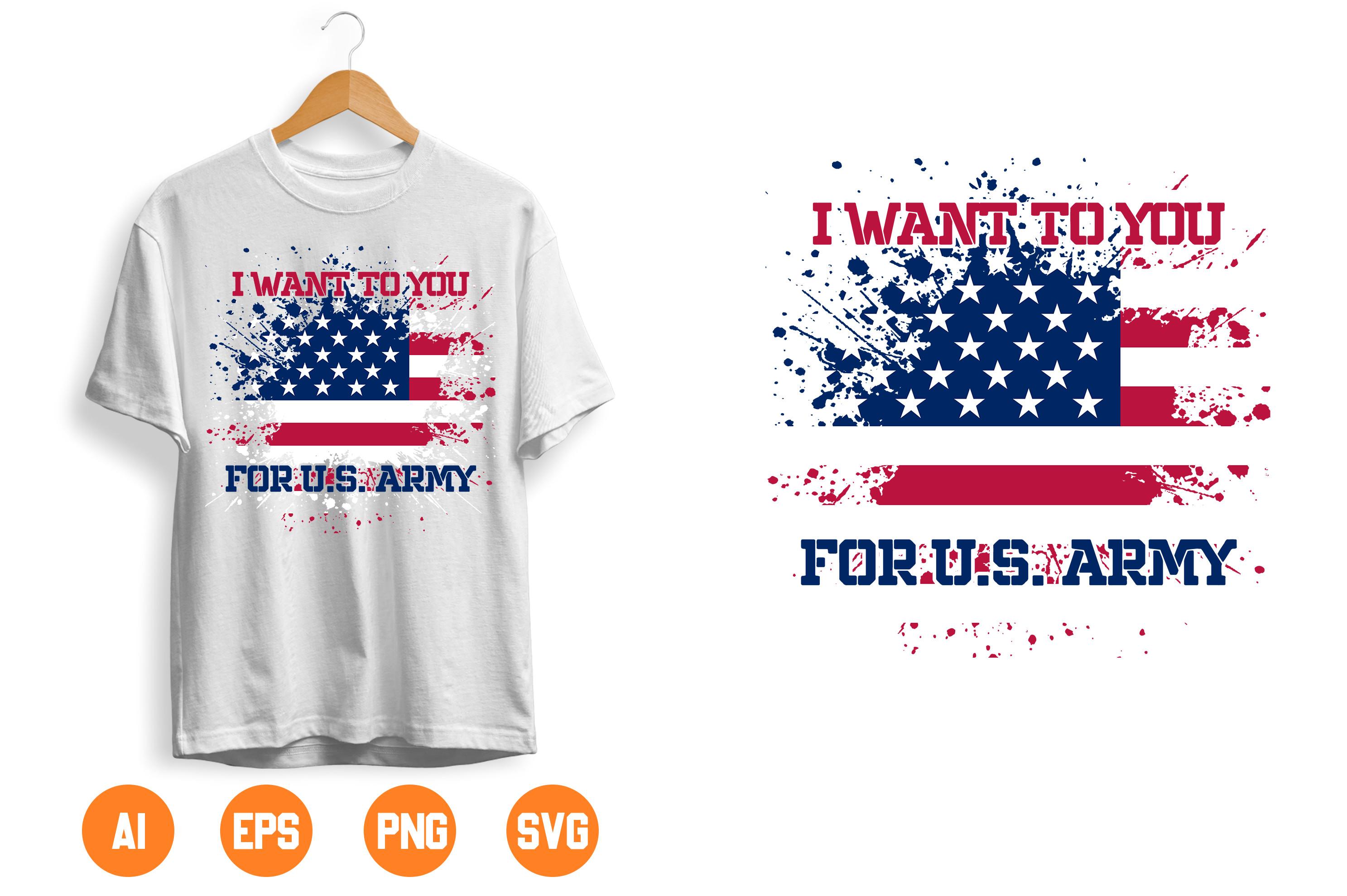 USA Army T-shirt Design 47