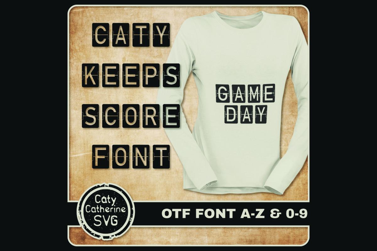 Caty Keeps Score Font