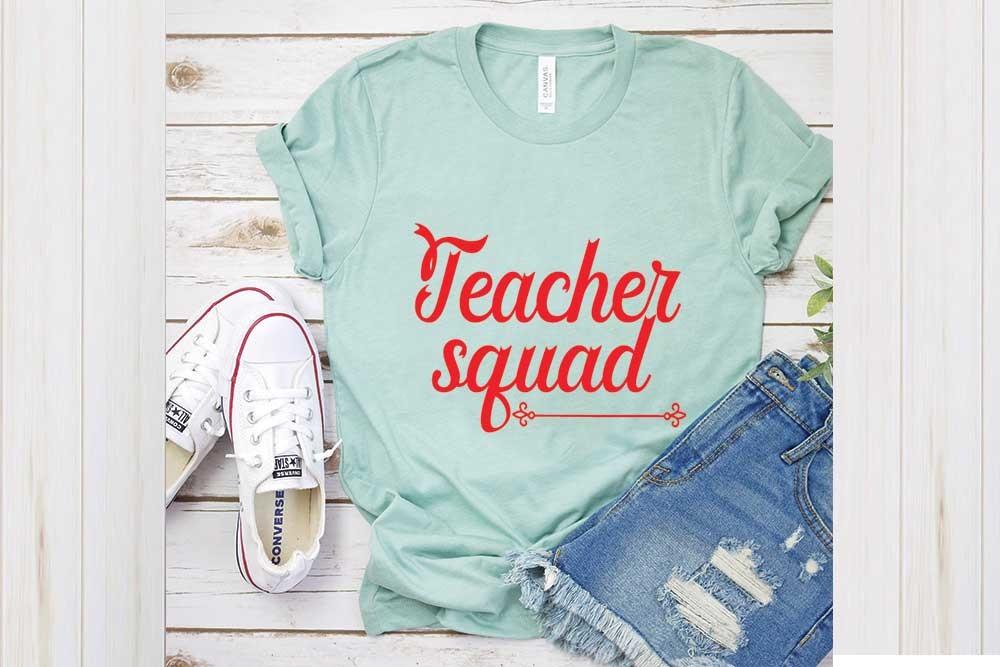 Student Svg Design, Teacher Squad