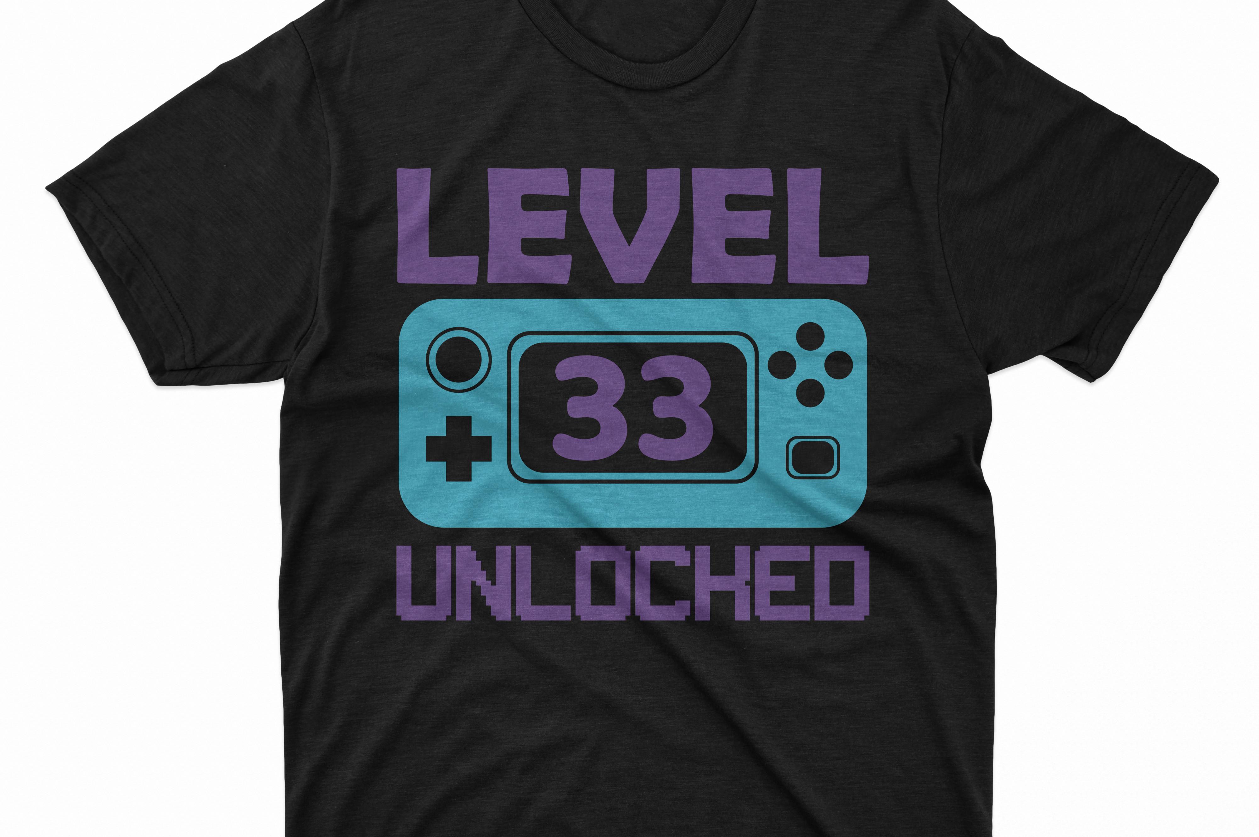 Level 33 Unlocked Gaming Shirt