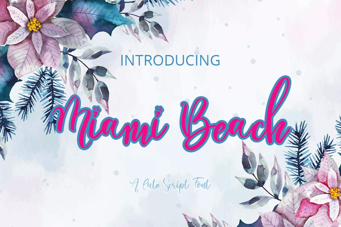 Miami Beach Font