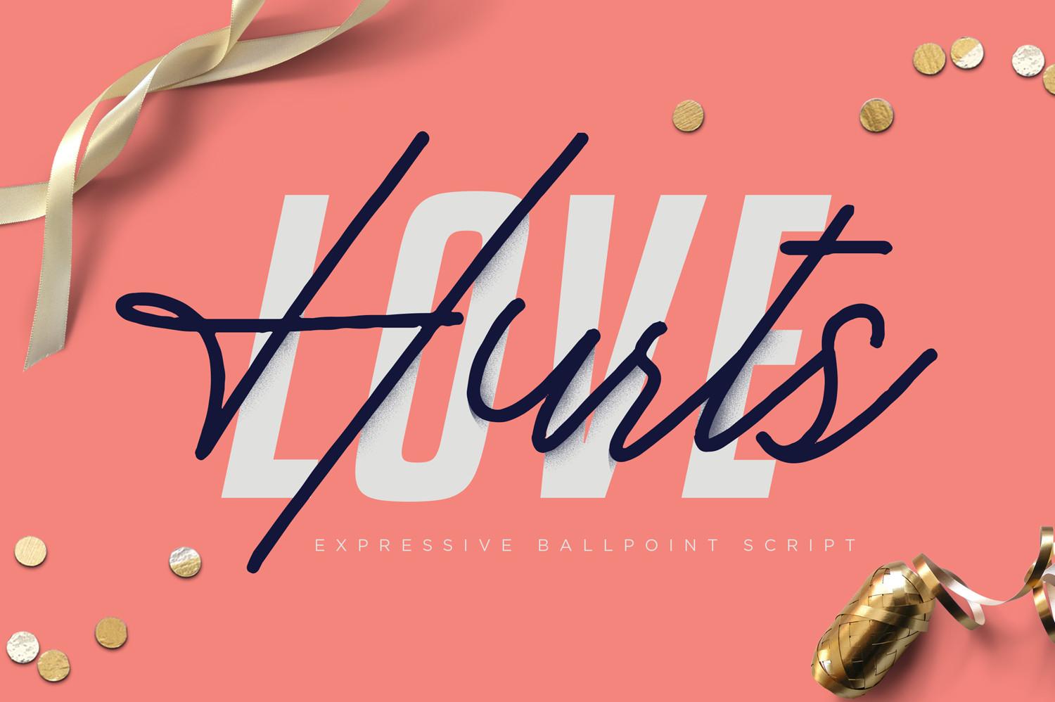 Love Hurts Font