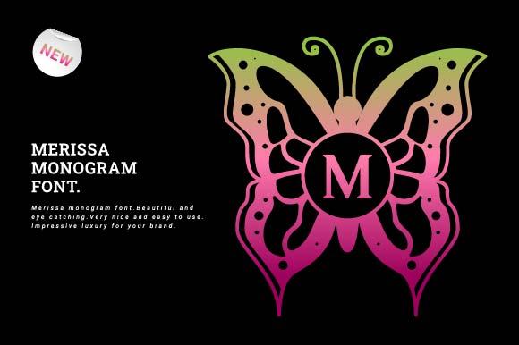 Merissa Monogram Font
