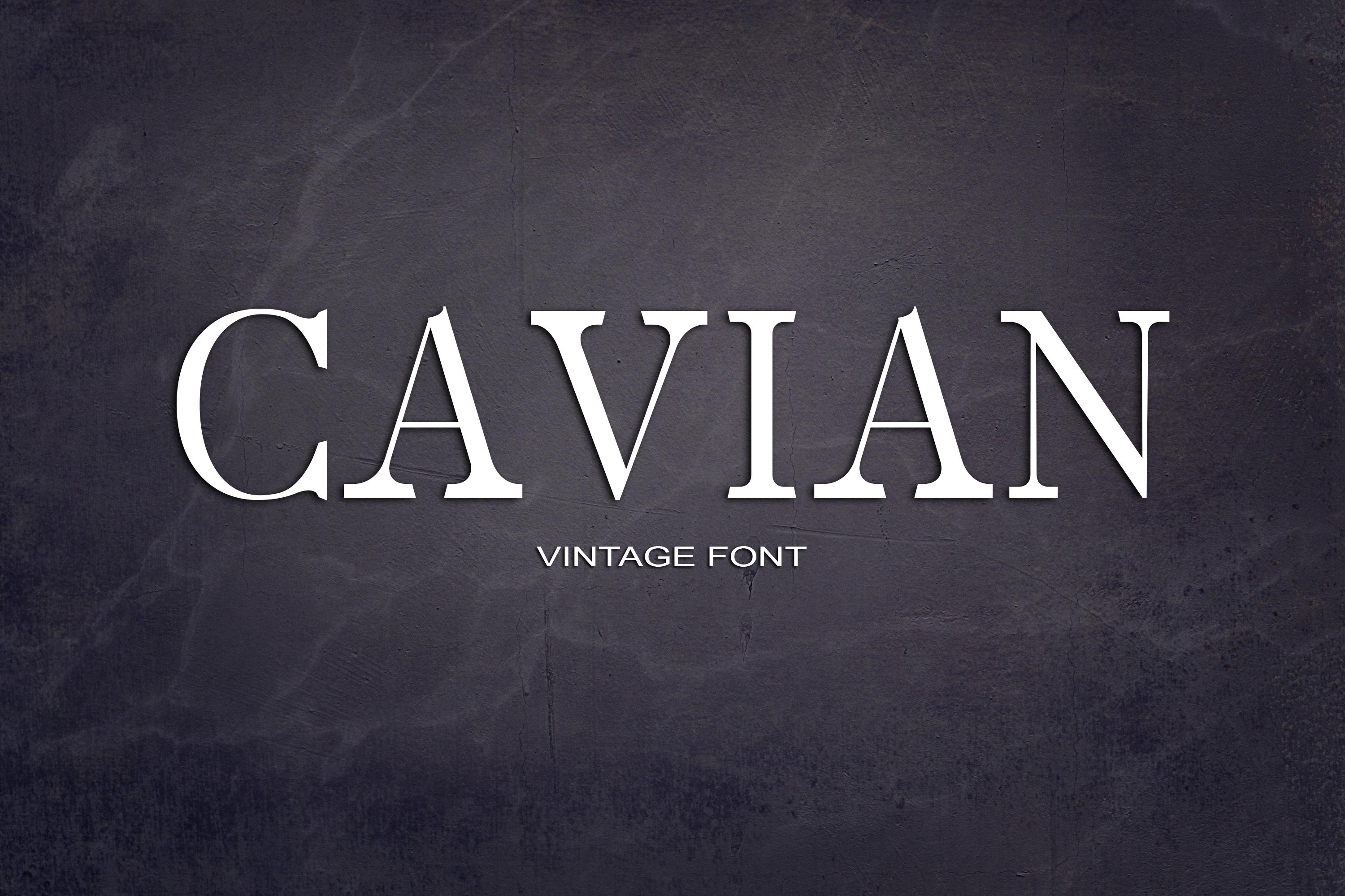 Cavian Font
