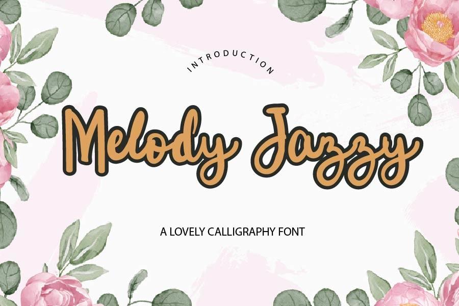 Melody Jazzy Font