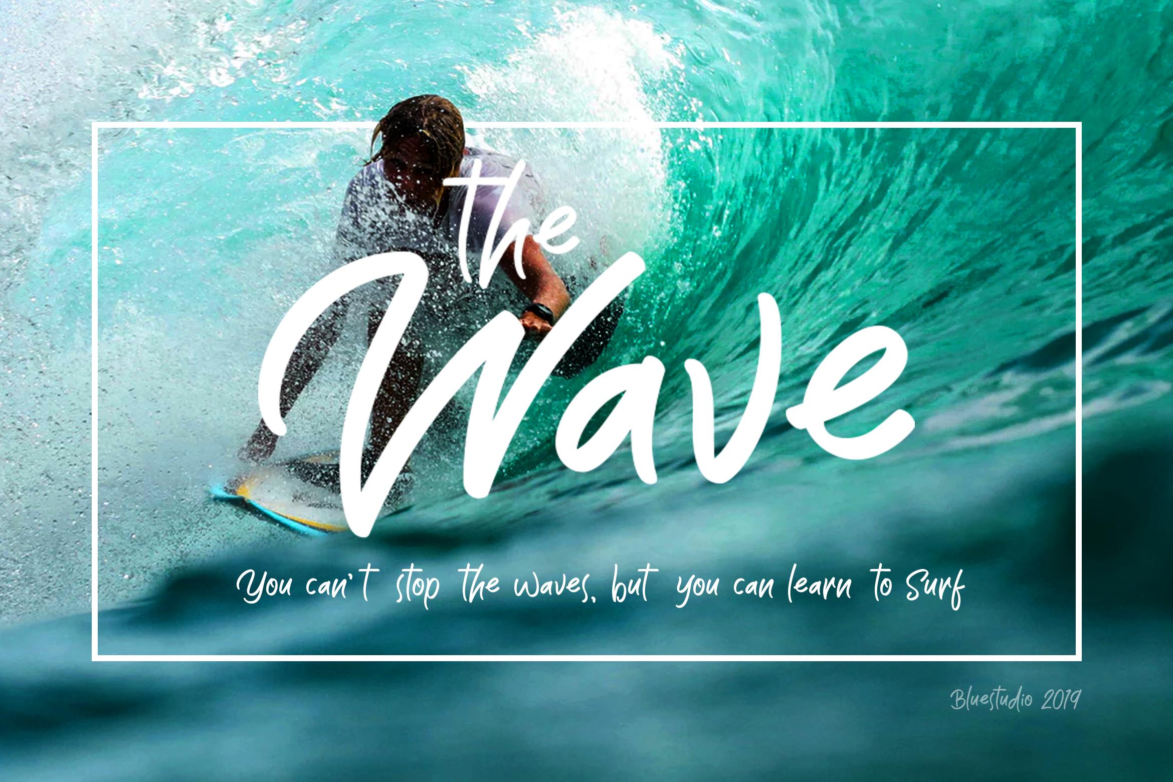 The Wave Font