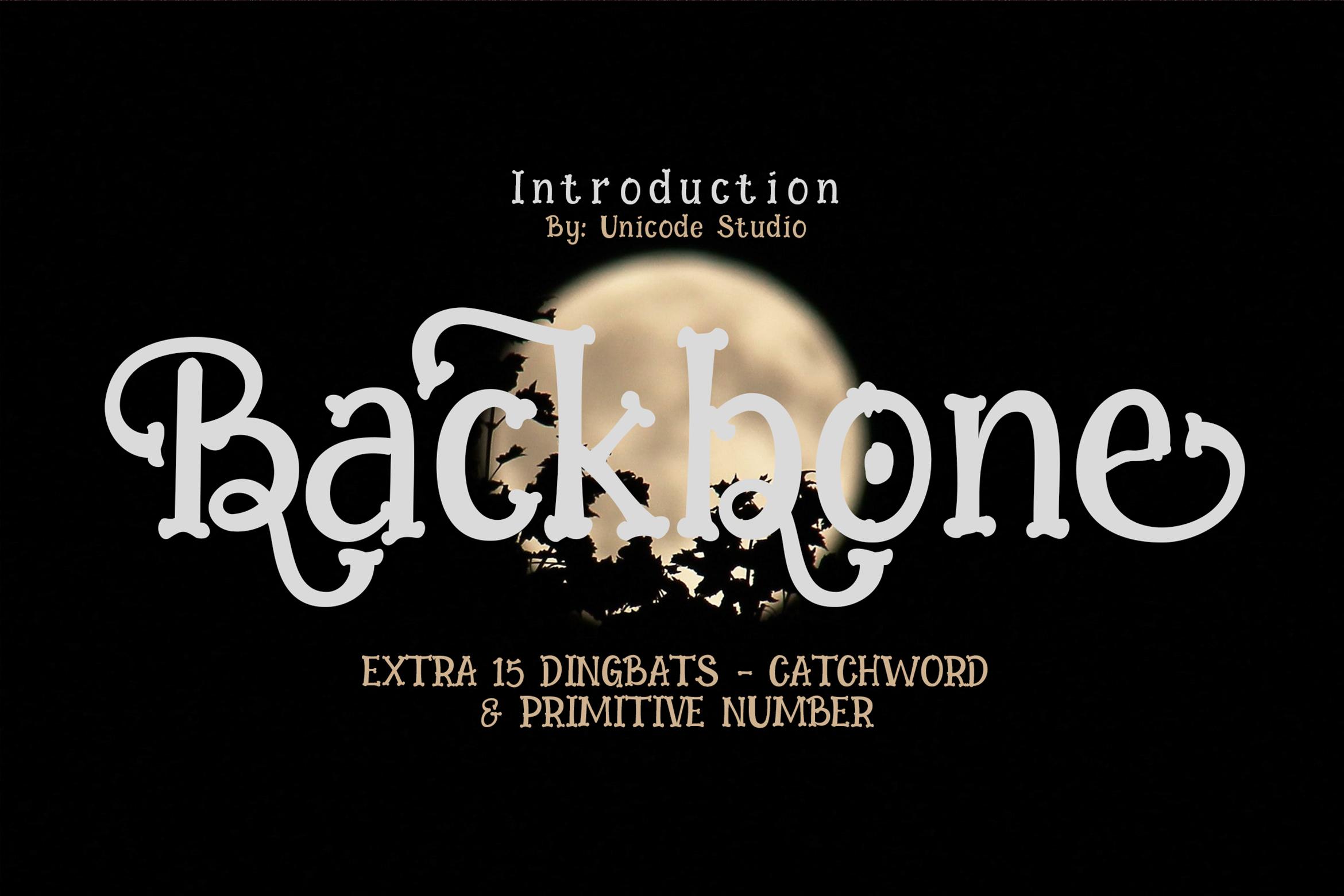 Backbone Font