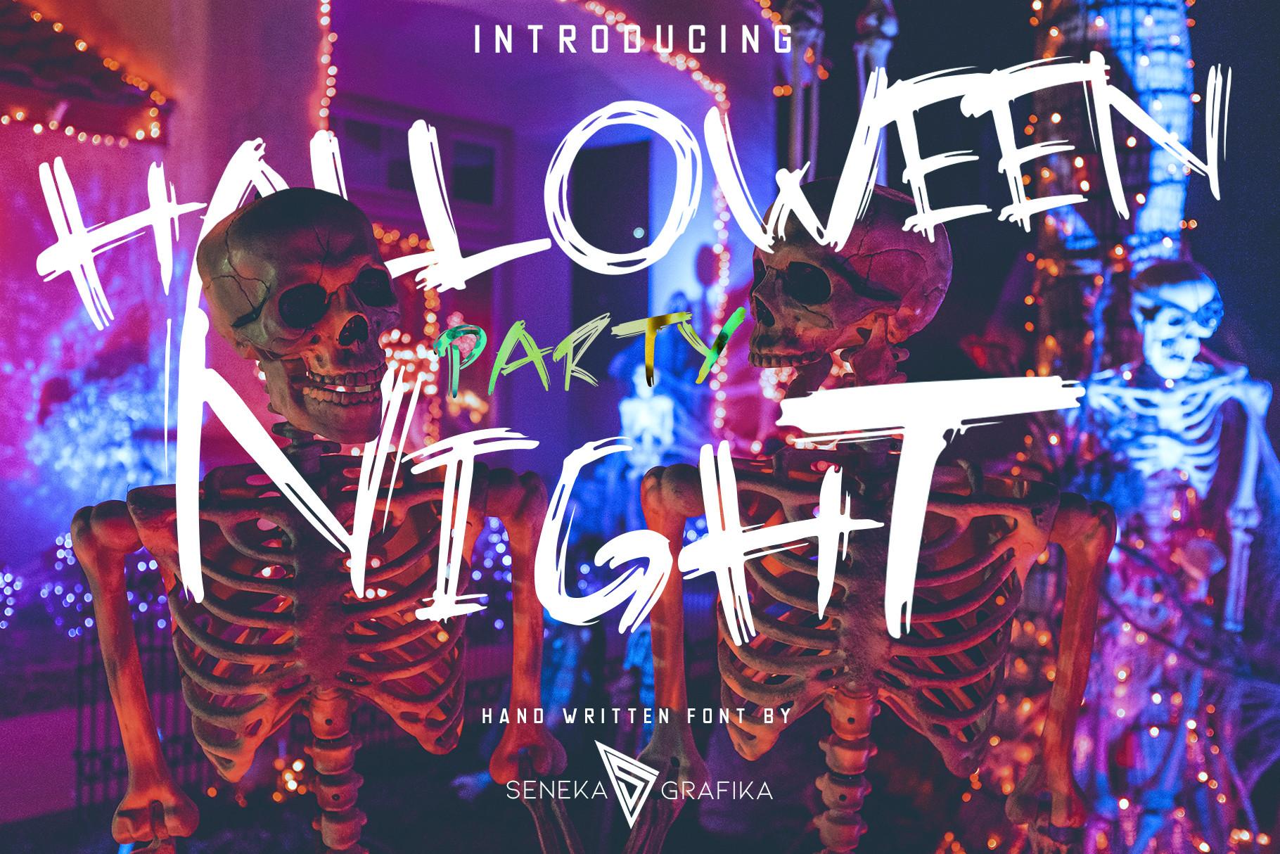 Halloween Party Font