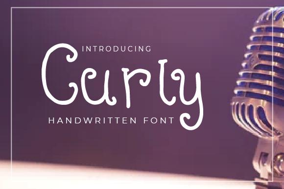 Curly Font