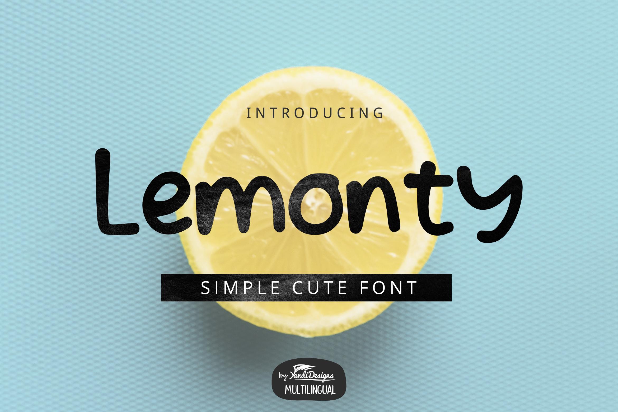 Lemonty Font