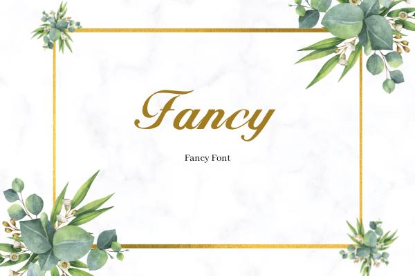 Fancy Font
