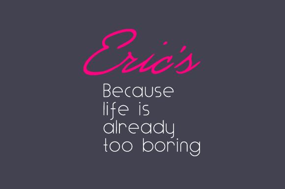 Eric's Font