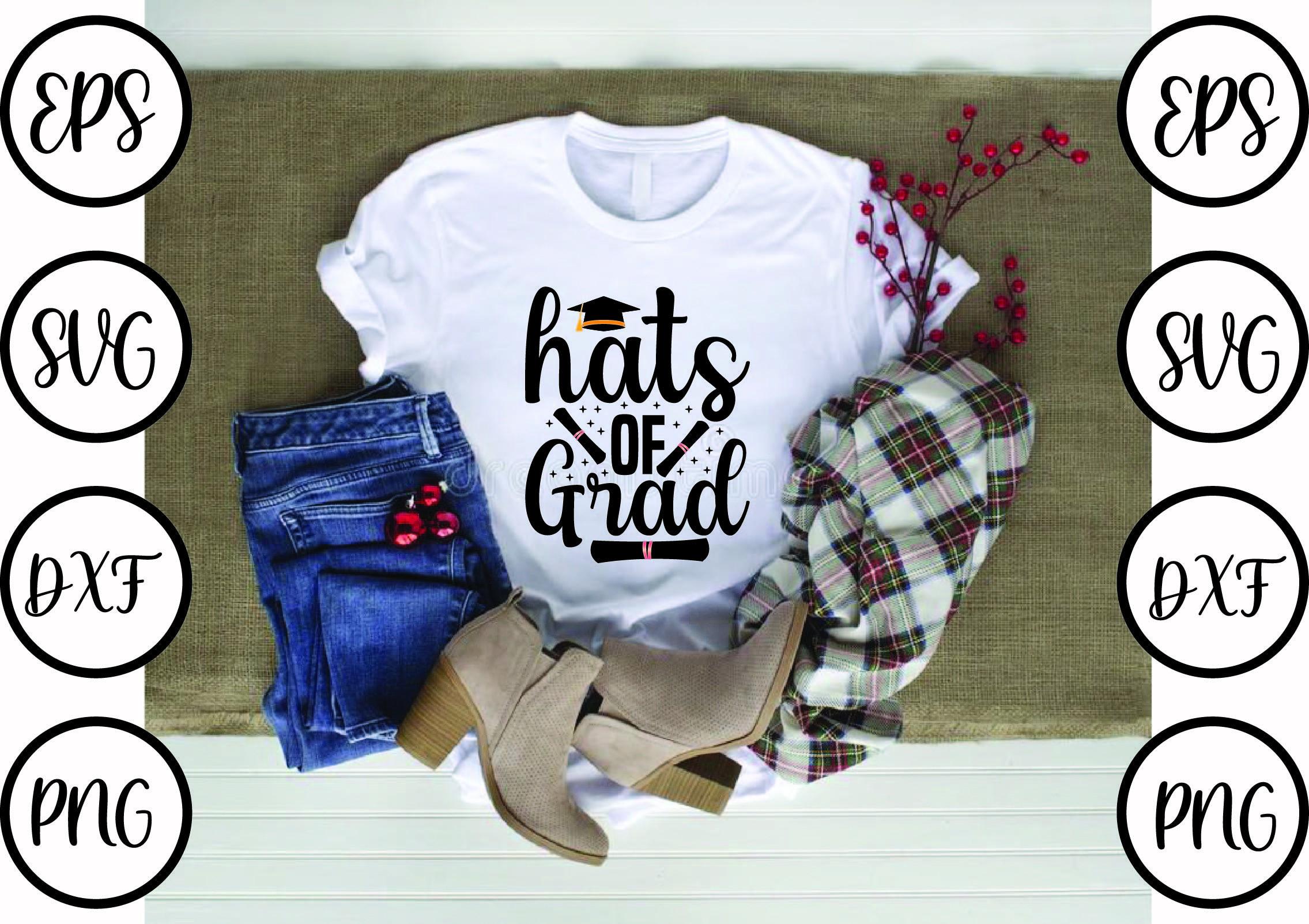 Graduation Svg Design,hats of Grad