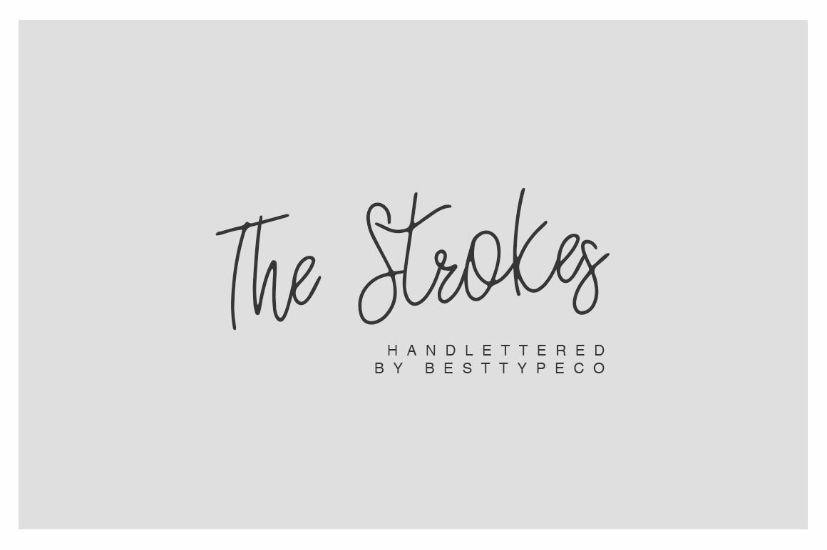 The Strokes Font