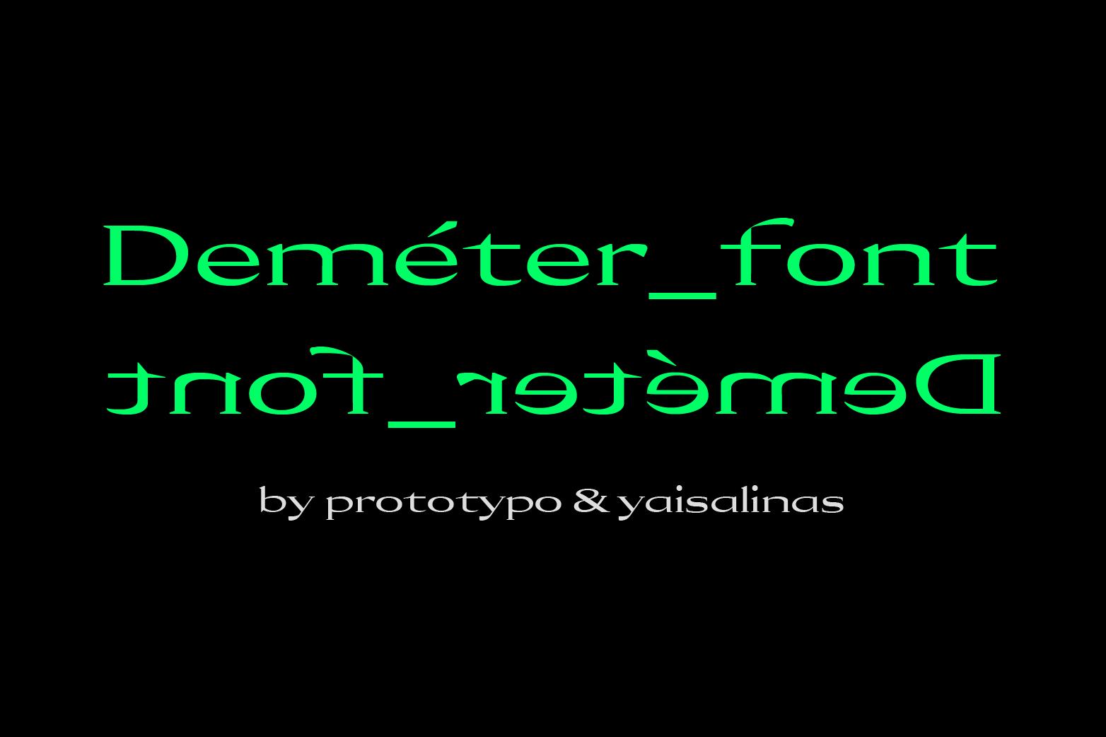 Deméter Font