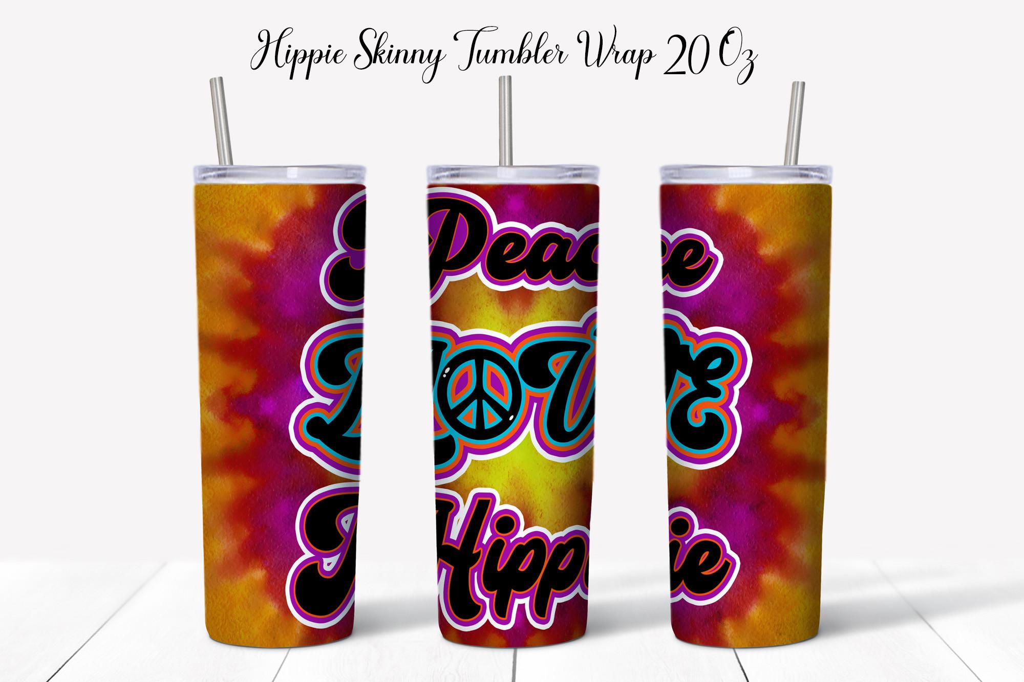 Hippie Tumbler Sublimation 20 Oz