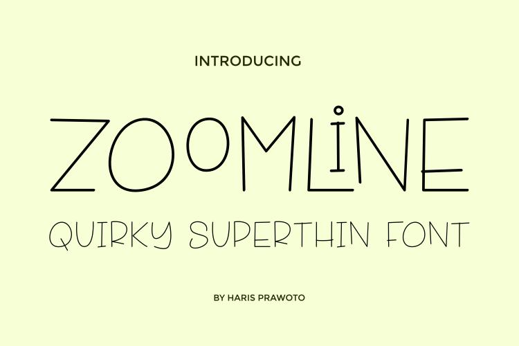 Zoomline Font