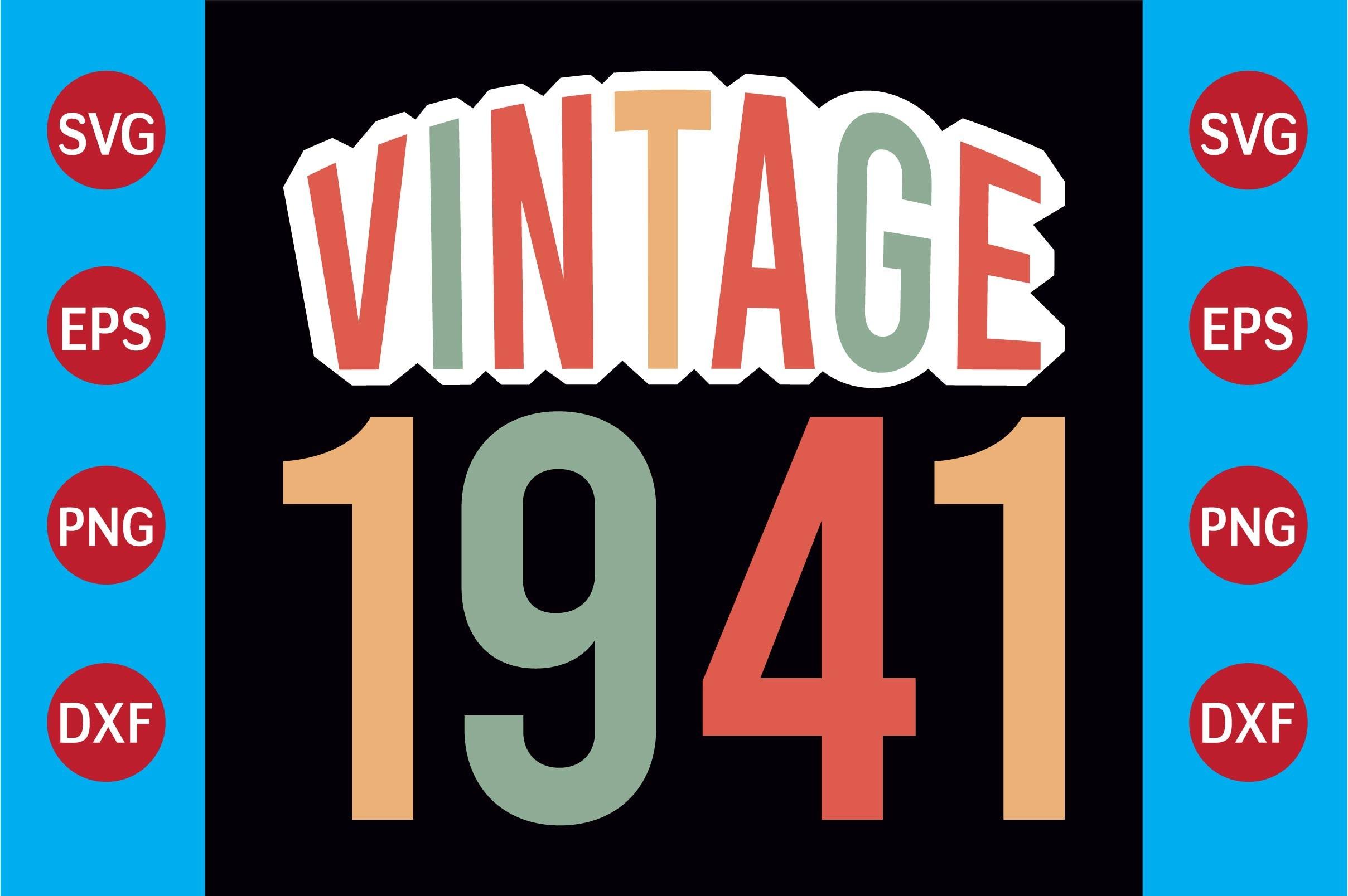 Vintage 1941  T-shirt Design