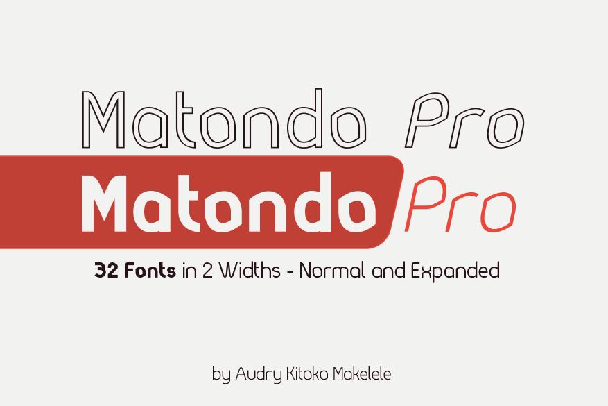 Matondo Pro Font