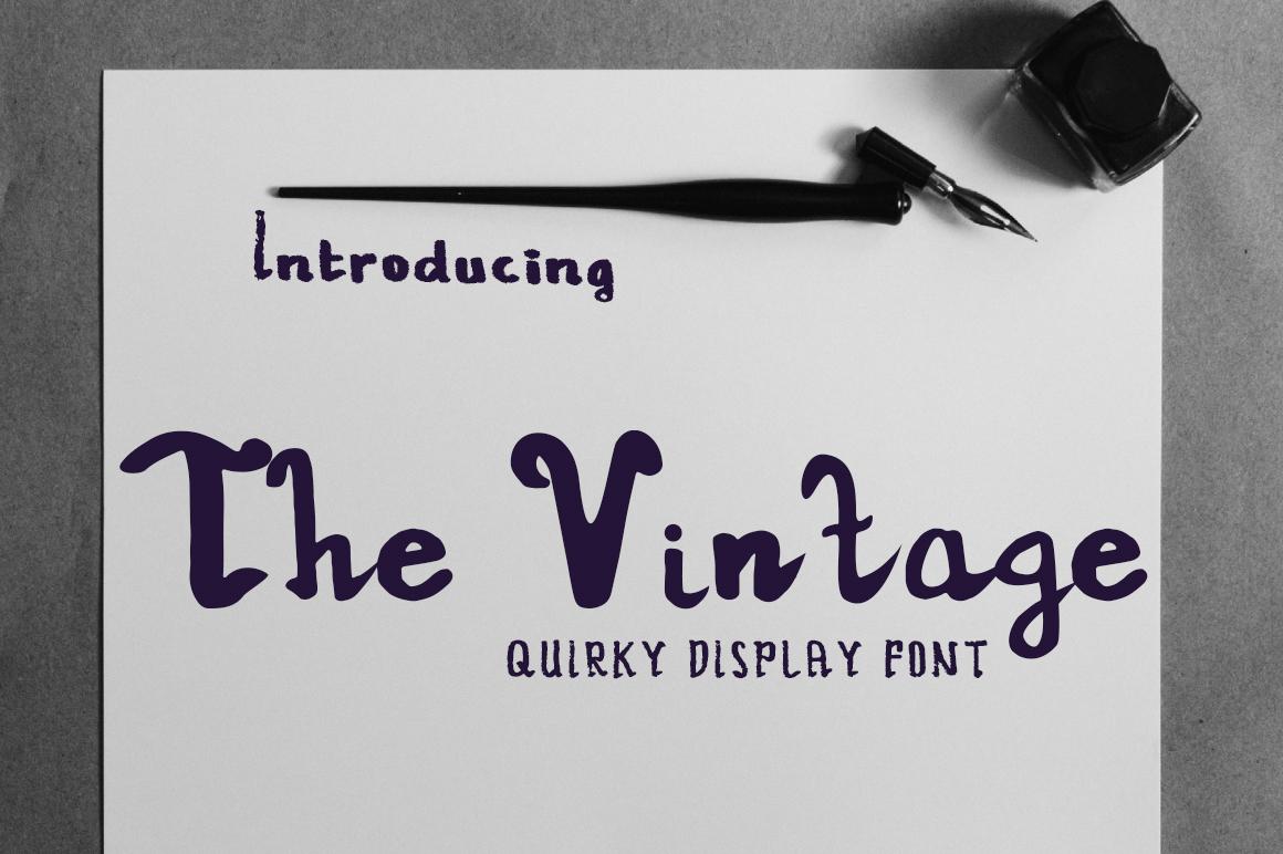The Vintage Font