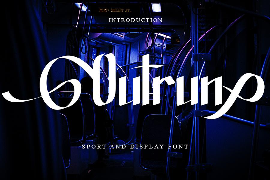Outrun Font