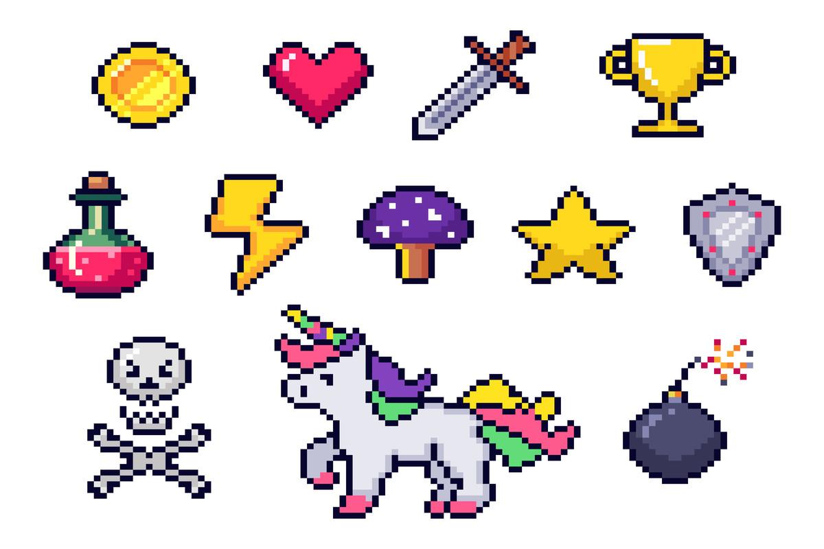 Pixel Game Items