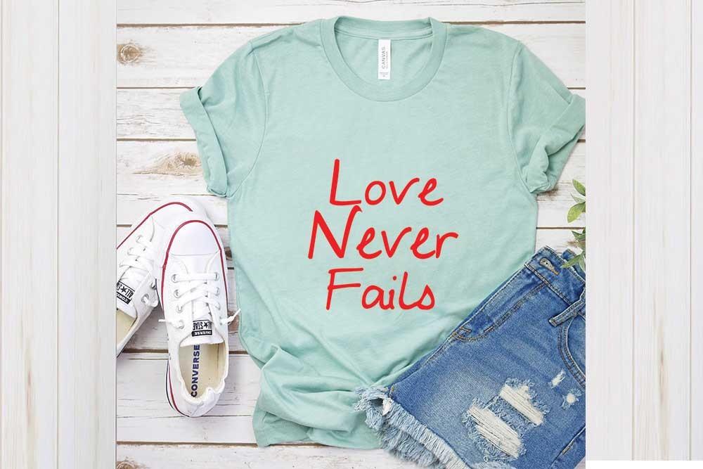 Wedding Svg Design, Love Never Fails