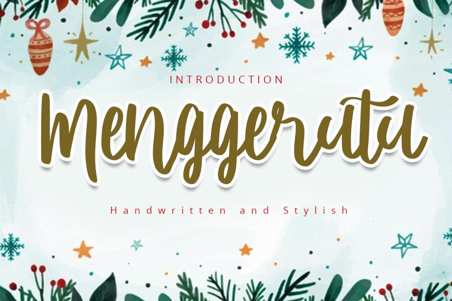 Menggerutu Font