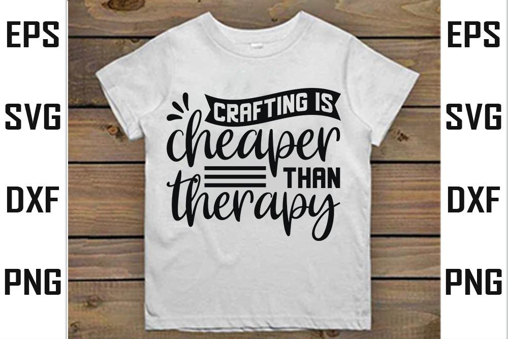 Tote Bag  Svg Design,  Crafting is Cheap