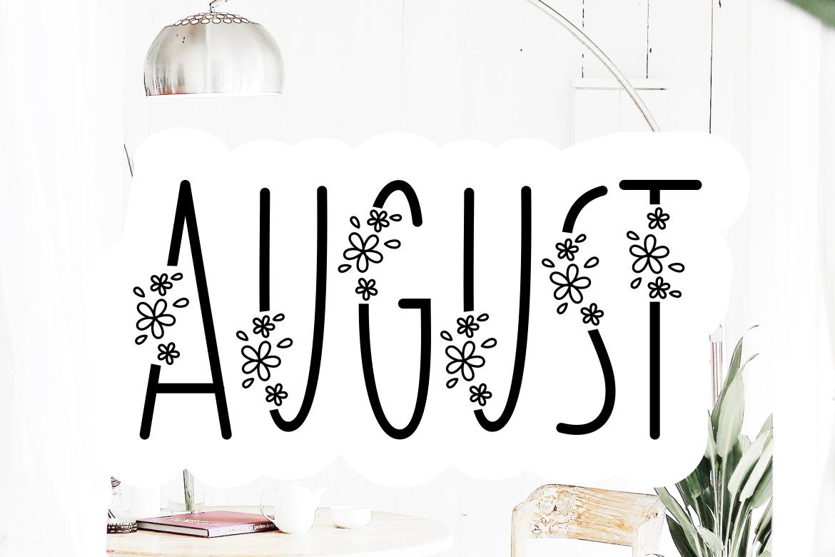 August Font