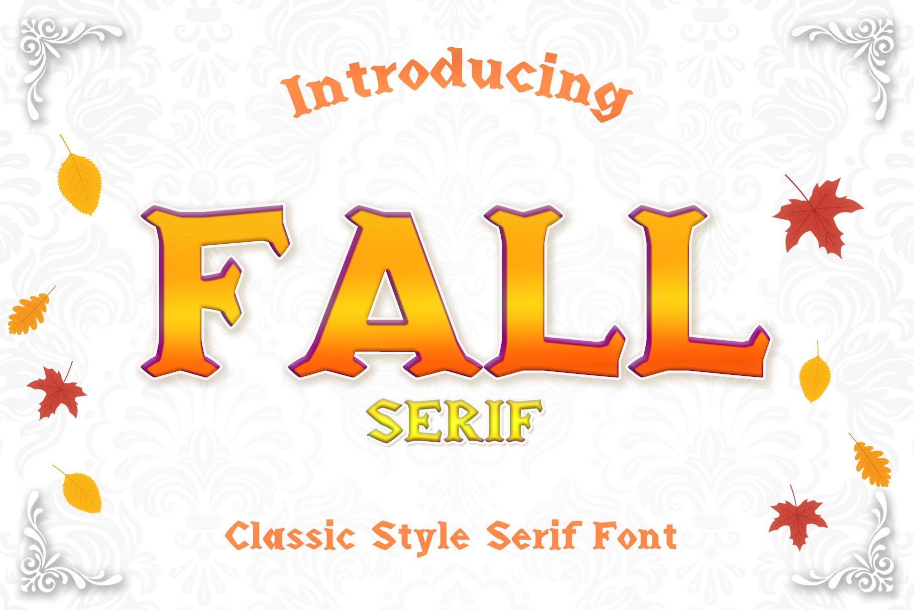 Fall Font