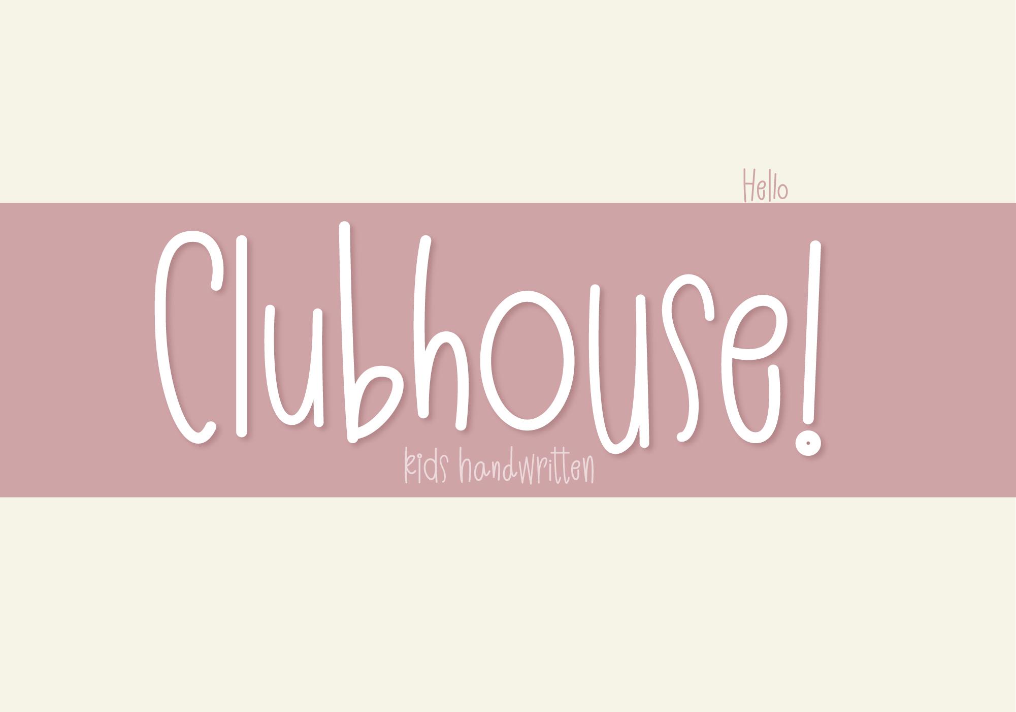 Clubhouse Font