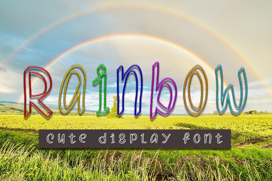 Rainbow Font
