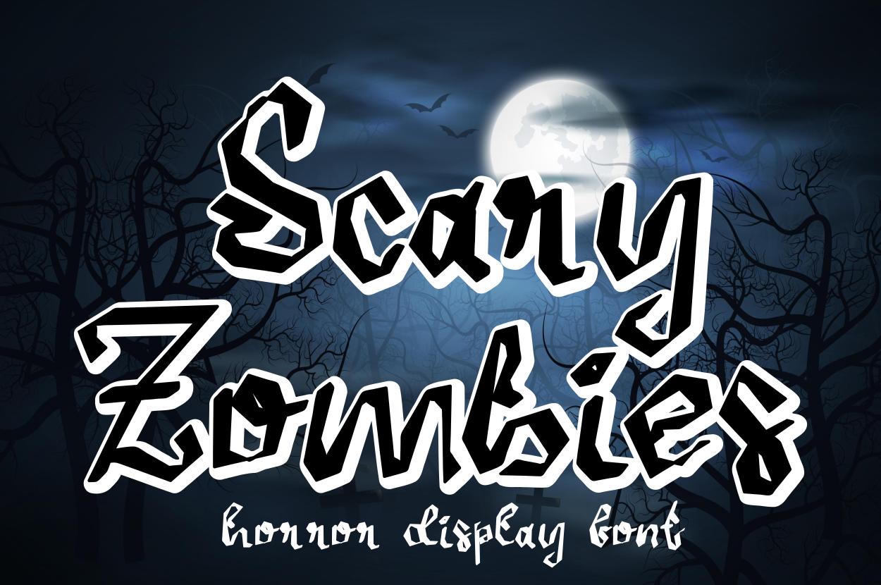 Scary Zombies Font