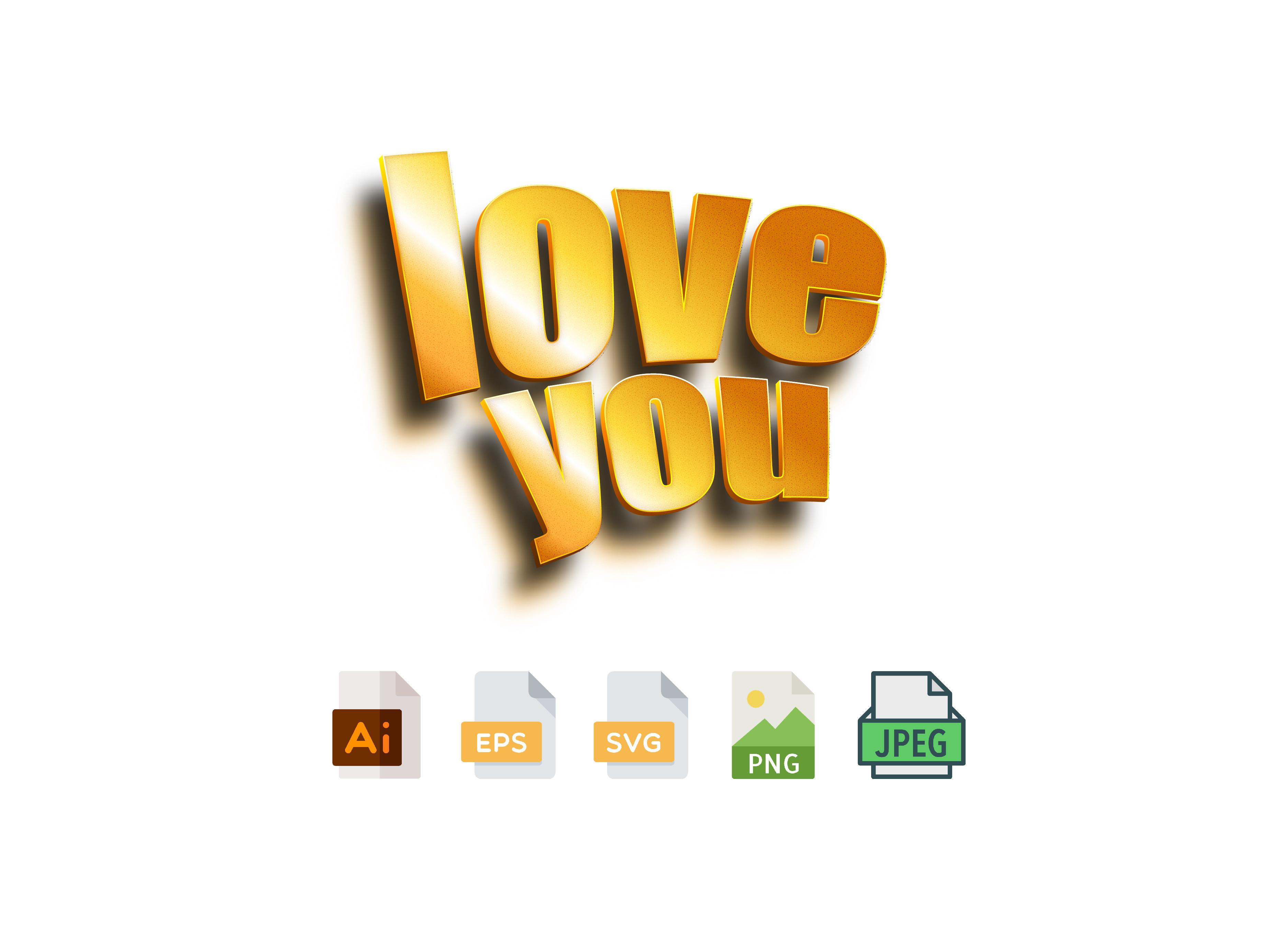 Valentines Day Love You SVG