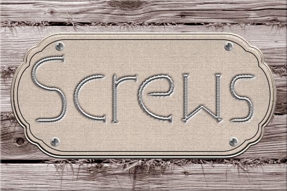 Screws Font