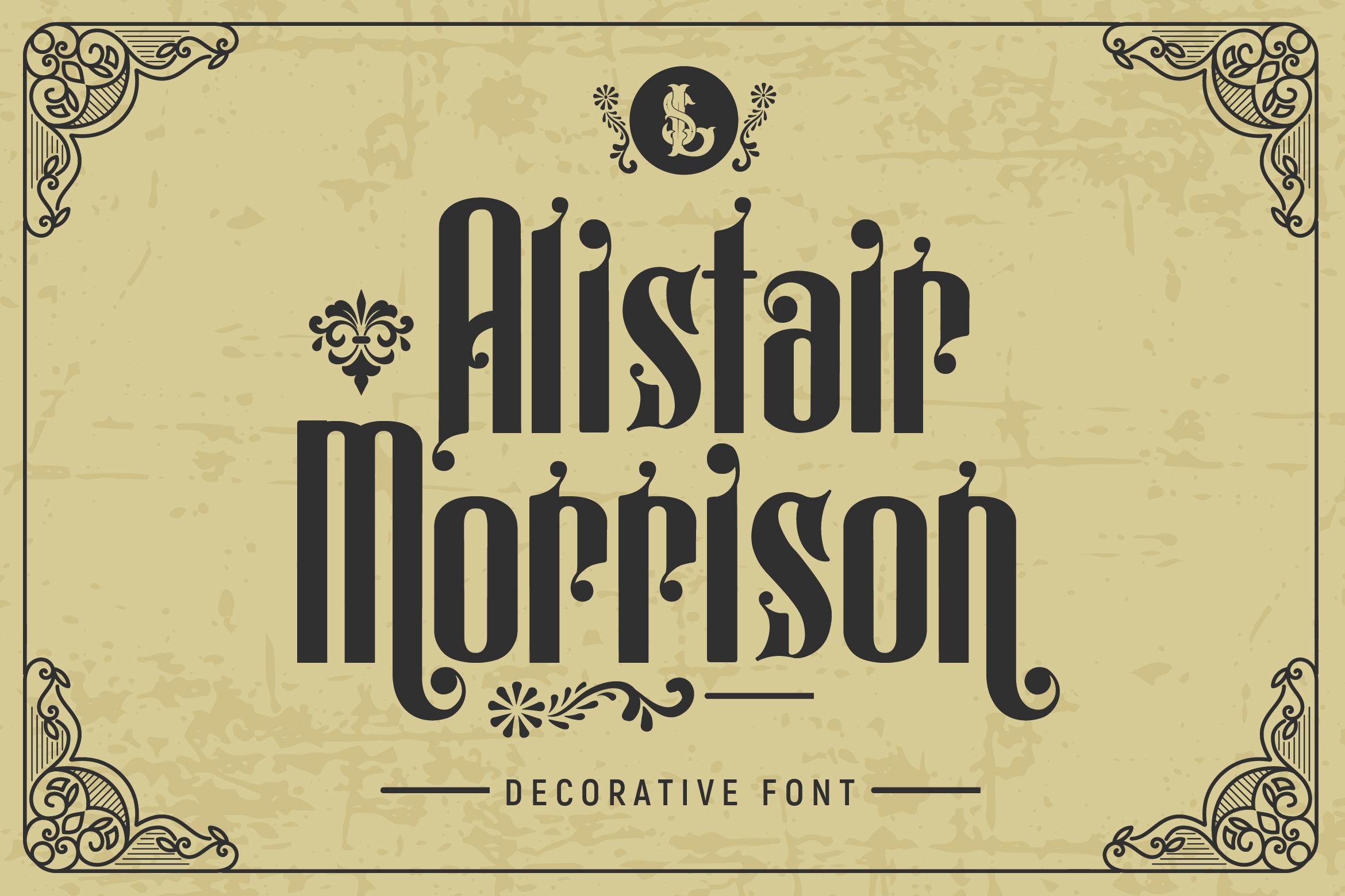 Alistair Morrison Font