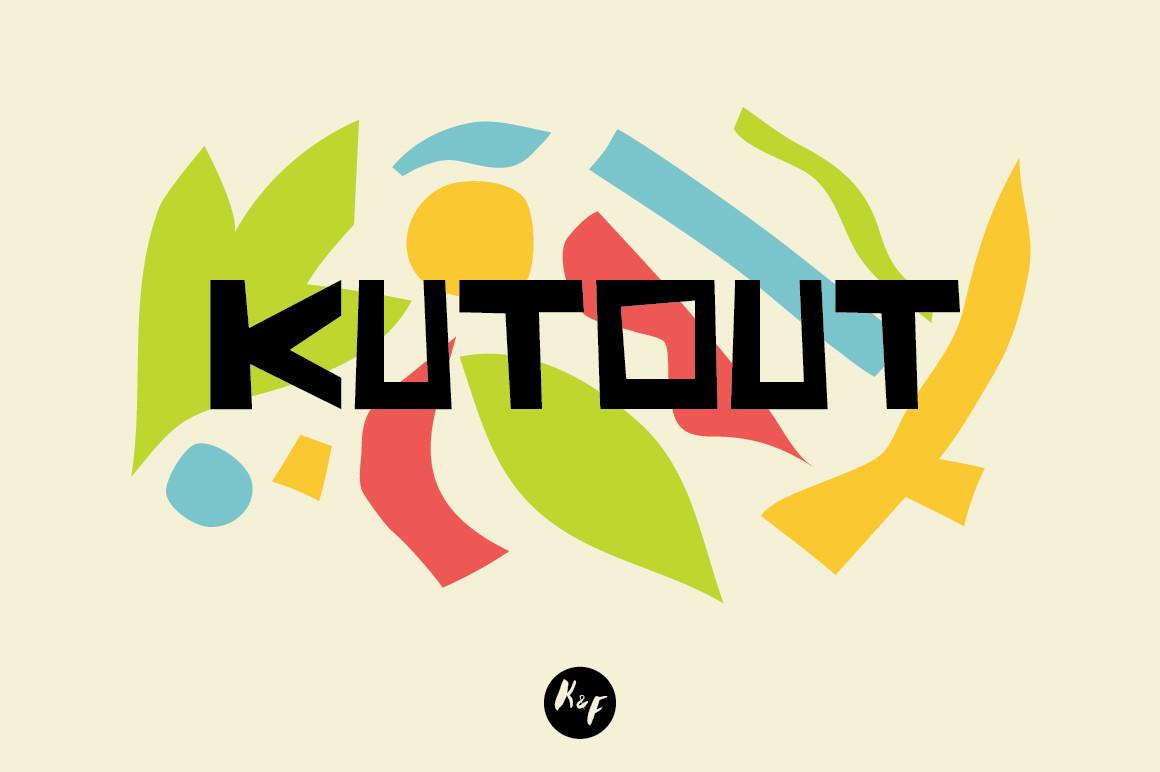 KutOut  Font